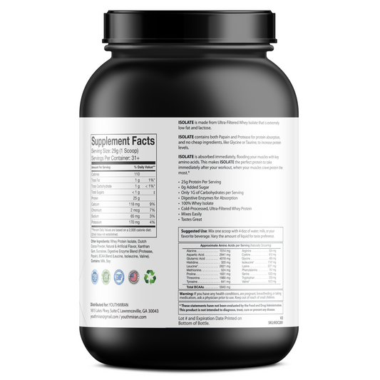 2lb 100% Whey Isolate Chocolate