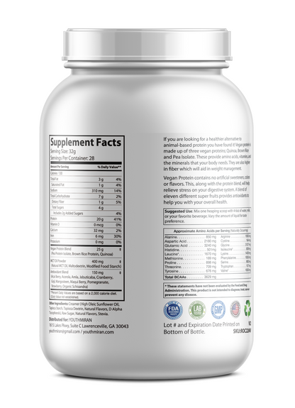 2lb Vegan Protein Vanilla
