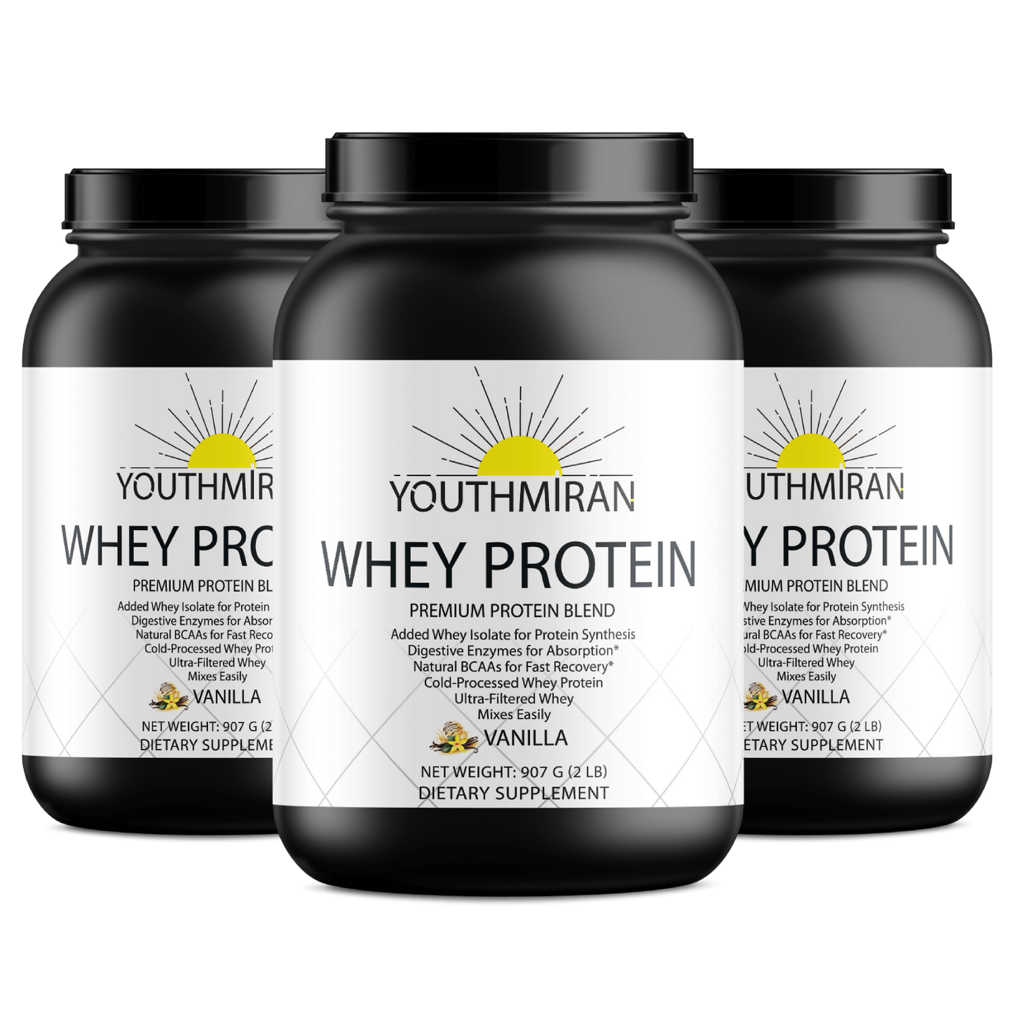 Whey Protein 2LB Vanilla - 90 days