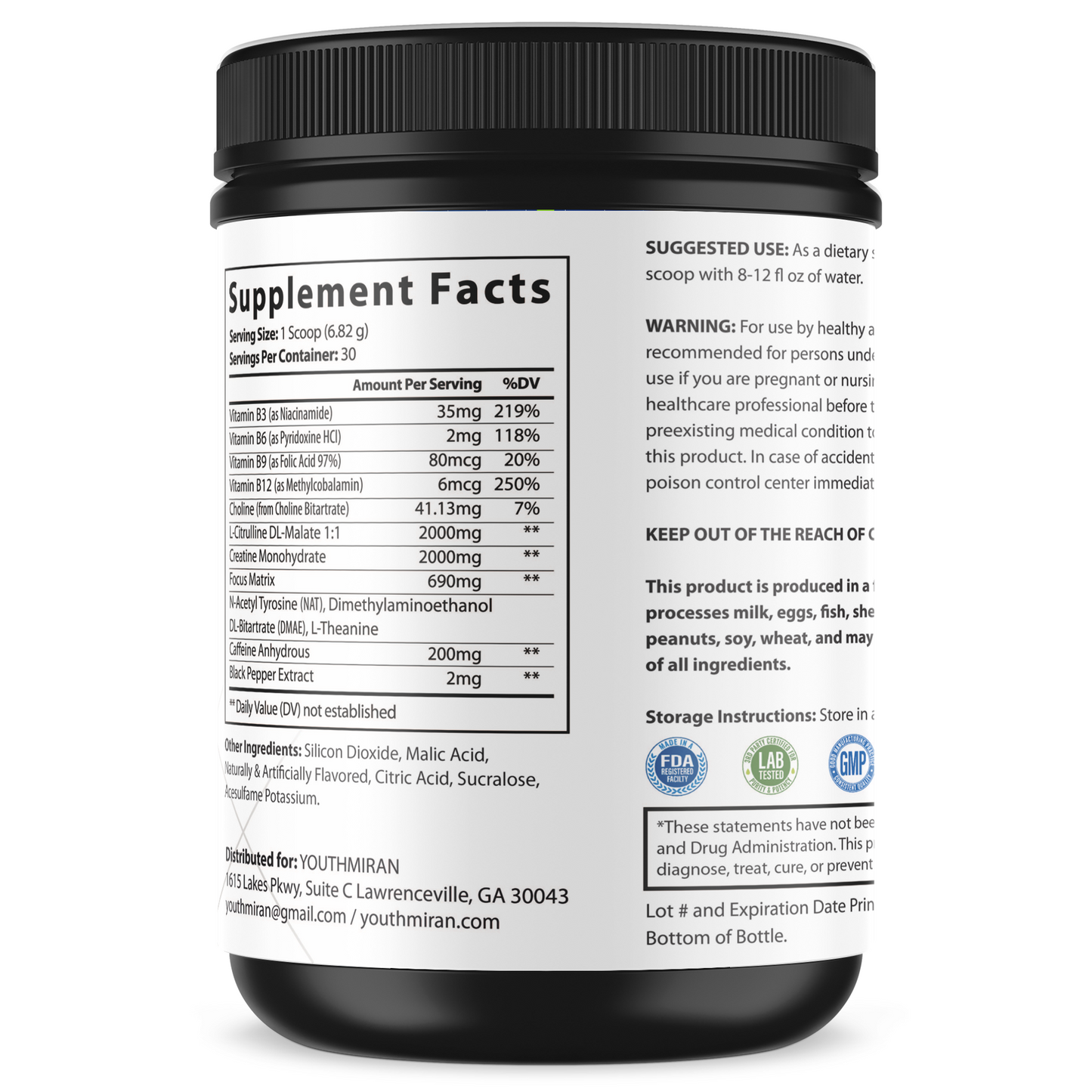 PUSH Pre-Workout (Fruit Punch)