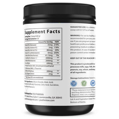 PUSH Pre-Workout (Fruit Punch)