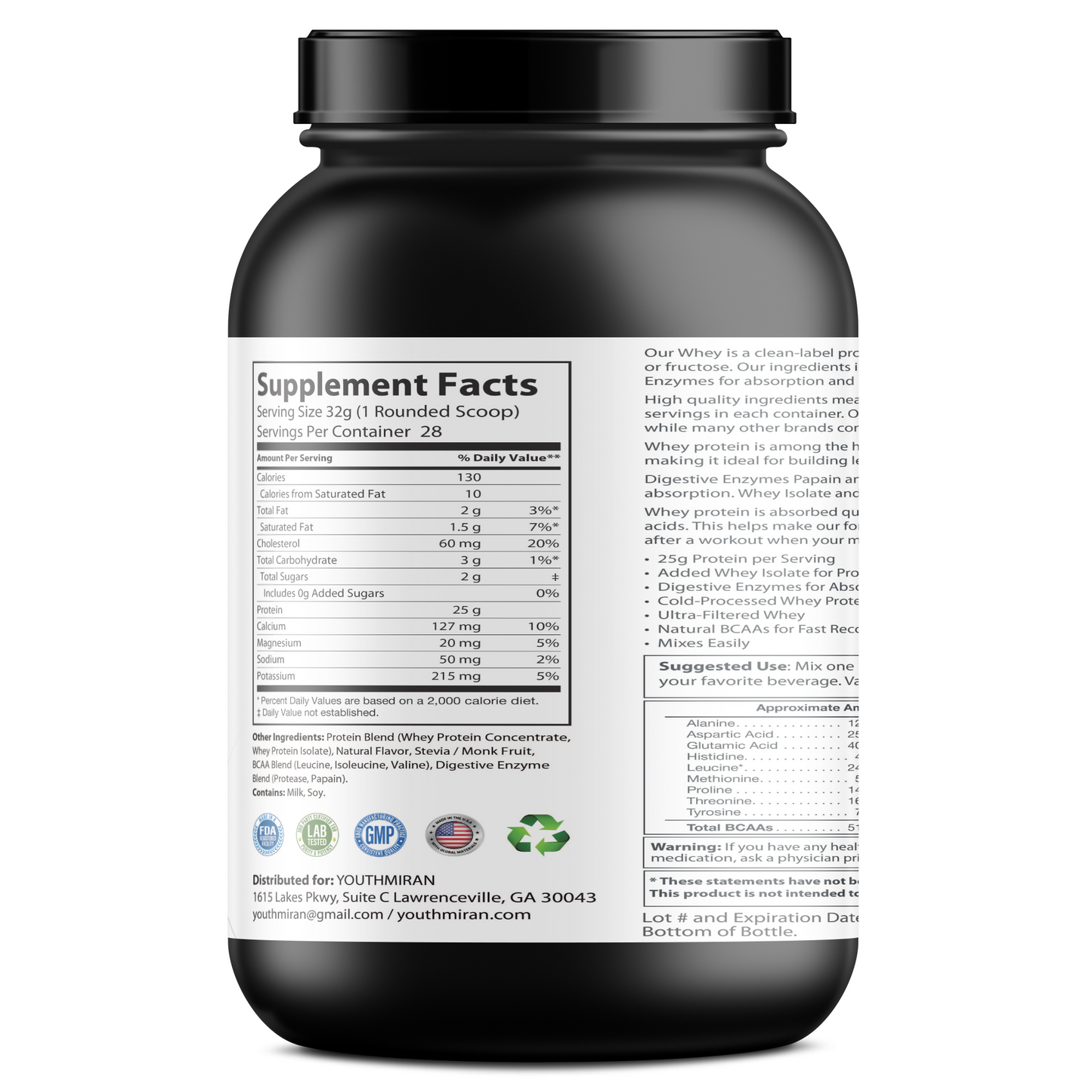 Whey Protein 2LB Vanilla